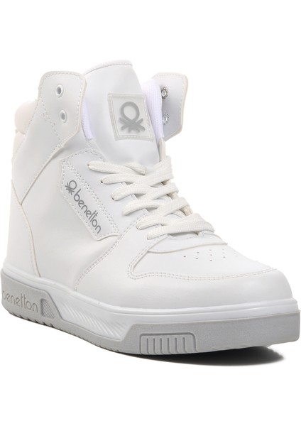 Beyaz Unisex Hi Sneaker