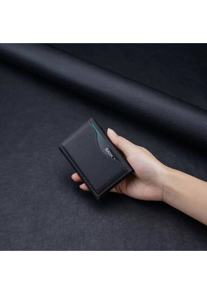 Crd-04 Suni Deri Görünümlü 5 Hazneli Magnetik Kartlık modelleri