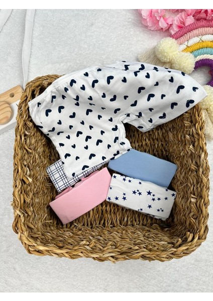 Desenli 5li Boxer Set