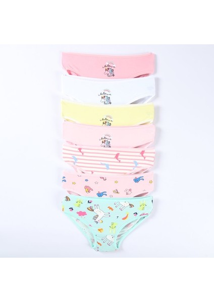 Unicorn Desenli 7li Külot Set fiyatları