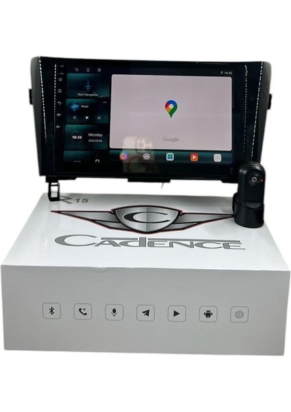 Qashqai-Xtrail 2014-2021 Cadence R15 (Dvr Kayıt Cihazı Hediye) Pro Oem Multimedia
