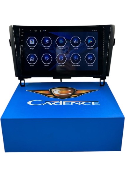 Qashqai-Xtrail 2014-2021 Cadence 6-128 (Sim Kartlı) 360 Cam Destekli Pro Oem Multimedia