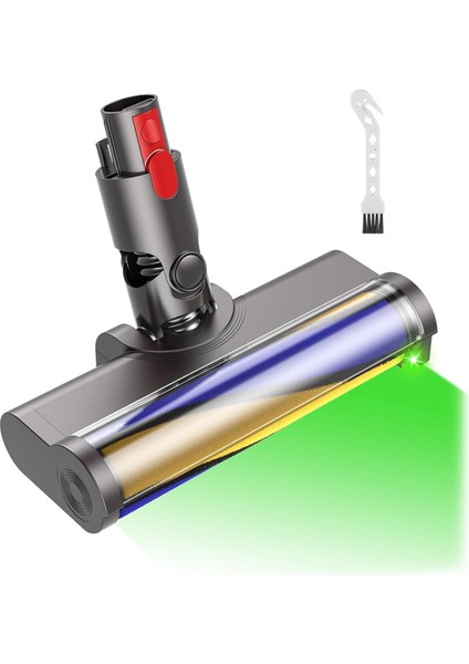 Dyson V7 V8 V10 V11 V15 Kablosuz Temizleyiciler Zemin Fırçası Başlığı Için Toz Algılama Işığına Sahip Motorhead Elektrikli Süpürge Ek Parçaları (Yurt Dışından)