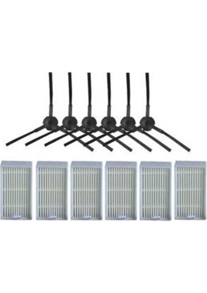 V55 Pro Mop Bezi Yan Fırça Hepa Filtresi Için 18 Adet Ilife V55 Pro Robot Süpürge Ana Filtre Yaması Değişimi (Yurt Dışından) fırsatları