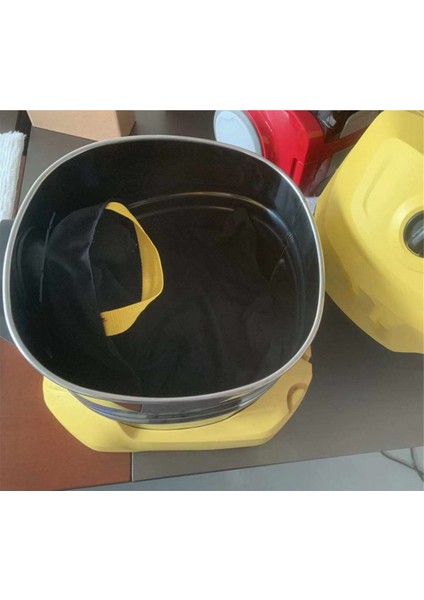 Vakumlu Süpürge Parçaları Bez Toz Torbası Yıkanabilir Filtre Torbası Karcher Wd4 Wd5 Wd6 Premium Vakumlu Süpürge Parçaları Siyah (Yurt Dışından)
