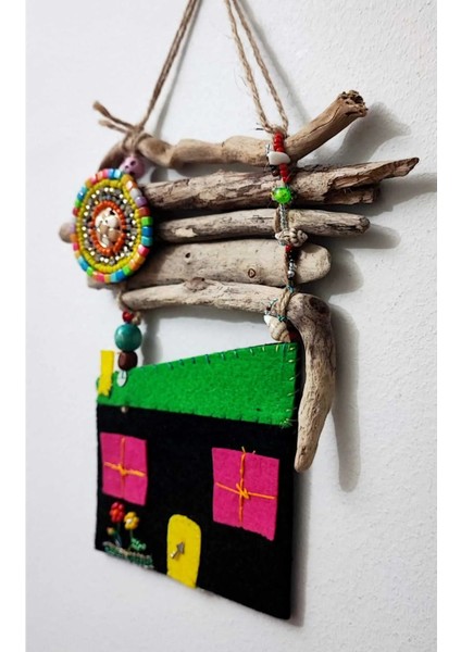 Tasarım Kapı, Balkon ve Duvar Aksesuarı /el Işi / Otantik / Vintage/ Retro 21 x 19 cm