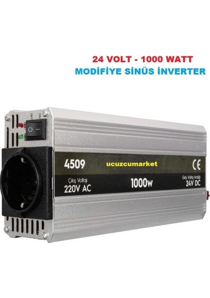 24 Volt - 1000 Watt Modifiye Sinüs Inverter