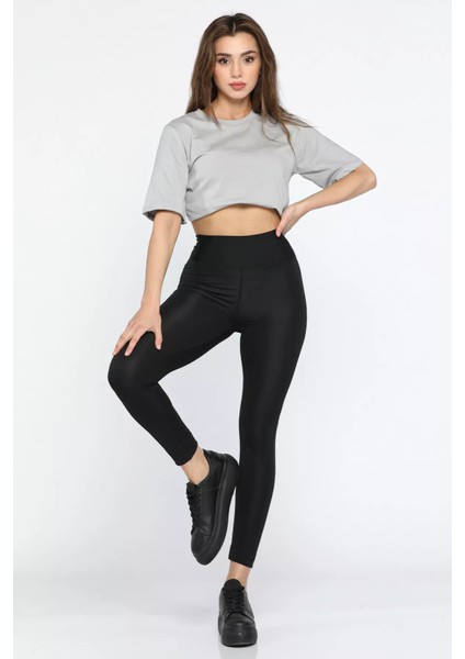 Yüksek Bel Likralı Kadın Sporcu Tayt P-00010451 modelleri