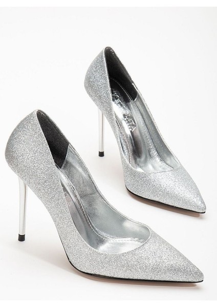 Gümüş Özel Tasarım Stiletto