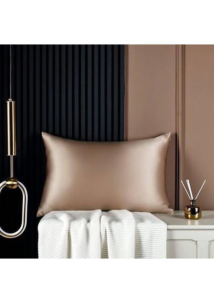 Vizon Renkli 100% Ipek Yastık Kılıfı ( 50 cm 70 Cm) Vizon Rengi fiyatları