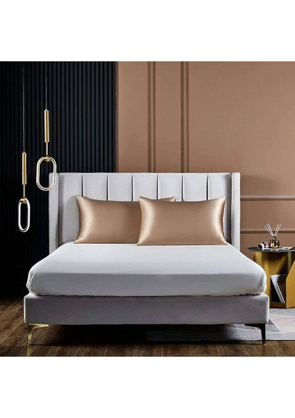 Vizon Renkli 100% Ipek Yastık Kılıfı ( 50 cm 70 Cm) Vizon Rengi modelleri