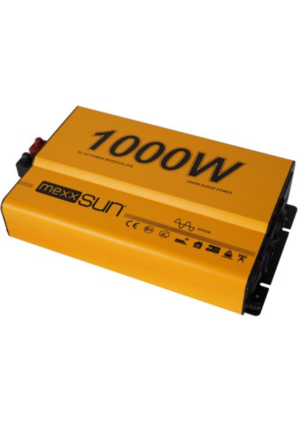 12V Volt - 1000W Watt Ats Ups Şarjlı Tam Sınüs Inverter ( Ekranlı ) fırsatları