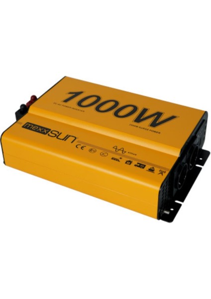 12V VOLT-1000W Watt Tam Sınüs Inverter (220V Çevirici)