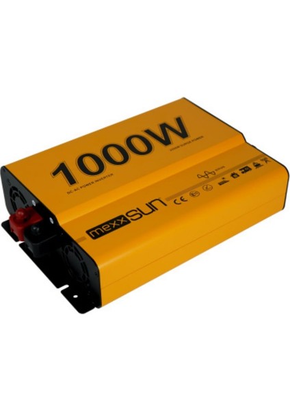 12V VOLT-1000W Watt Tam Sınüs Inverter (220V Çevirici)