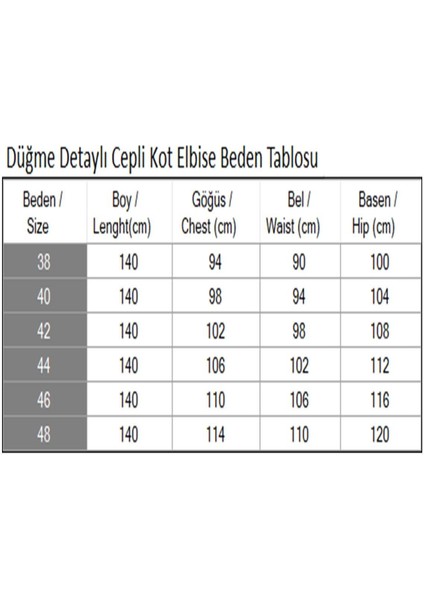 Düğme Detaylı Cepli Kot Elbise Açık Mavi 19234