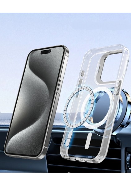 Apple iPhone 11 Armor Yarı Saydam Magsafe Kılıf Kablosuz Şarj Uyumlu Standlı Kapak indirimleri