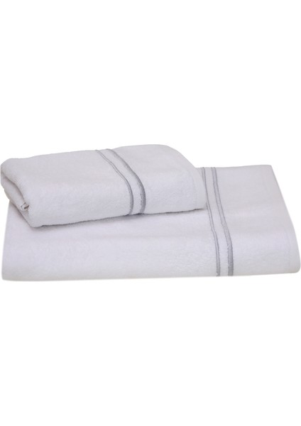 Fortuna El Havlusu 50 x 90 cm Beyaz- Gri