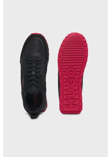 Logolu Süet Detaylı Sneaker Ayakkabı Erkek Ayakkabı 50536568 001 indirimleri