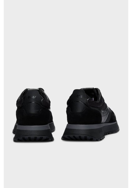 Logolu Hakiki Deri Süet Detaylı Sneaker Ayakkabı Erkek Ayakkabı 50536496 005 fırsatları