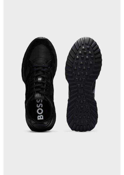 Logolu Hakiki Deri Süet Detaylı Sneaker Ayakkabı Erkek Ayakkabı 50536496 005 indirimleri