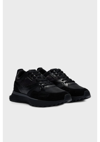 Logolu Hakiki Deri Süet Detaylı Sneaker Ayakkabı Erkek Ayakkabı 50536496 005