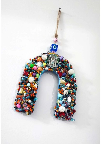Nal Nazarlık / Fatma Ana Eli Temalı / Kapı, Balkon, Duvar Süsü / 15 x 13 cm