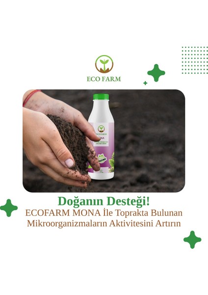 Bitkisel Menşeli Sivi Organik Gübre Mona 1 Lt