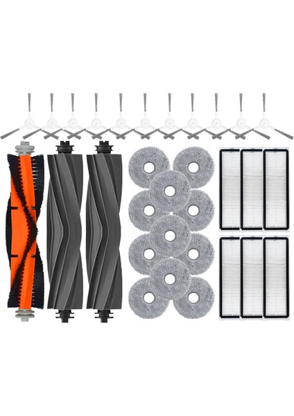 Dreame Bot L10 Prime / L10S Pro / L10 Pro Aksesuarları Ana Yan Fırça Hepa Filtre Paspas Bezi Yedek Yedek Parçalar (Yurt Dışından)
