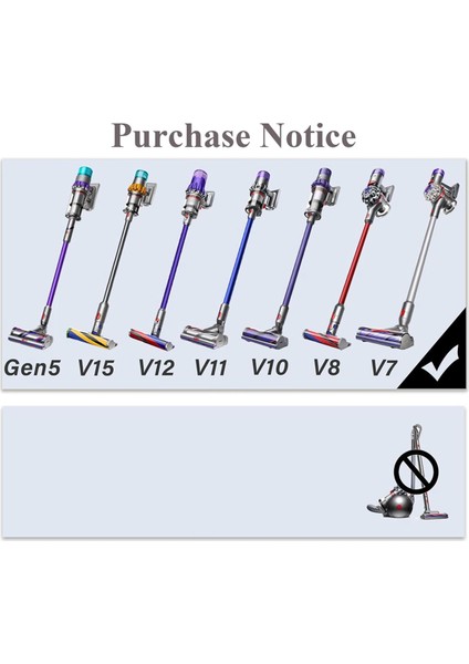 Dyson Gen5 G5 V15 V12 V11 V10 V8 V7 Kablosuz Süpürge Aksesuarları Esnek Dar Alan Aracı Için Vakum Eklenti Seti (Yurt Dışından)