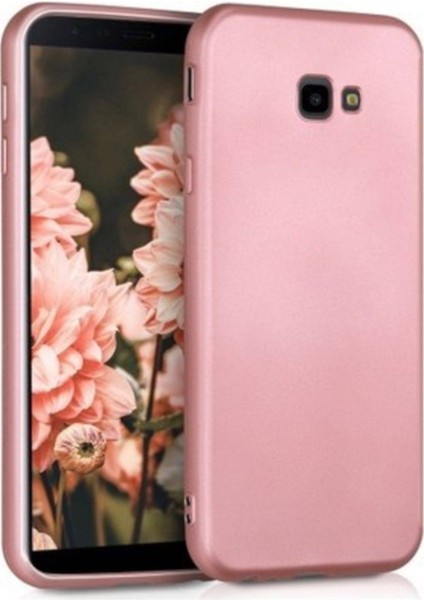 Samsung Galaxy J4 Plus Premium Silikon Kılıf Rose Gold