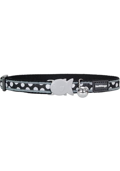 Reddingo Renk Üzerine Beyaz Benekli Kedi Boyun Tasması 12MM / 20-32 cm - Petshopundan