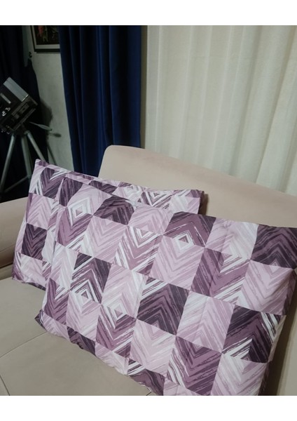 Yastık Kılıfı, 2'li Yastık Kılıfı, Mor Yastık Kılıfı, 50*70 Yastık Kılıfı