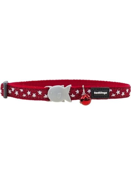 Reddingo Yıldız Desenli Kedi Boyun Tasması 12MM / 20-32 cm - Petshopundan