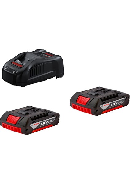 18V Başlangıç Seti 2x3.0 Ah + Gal 1880 Cv