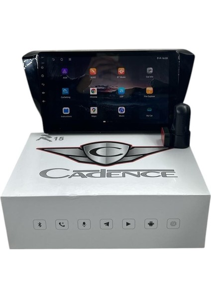 Skoda Superb 2015-2018 Cadence R15 (Dvr Kayıt Cihazı Hediye) Pro Oem Multimedia