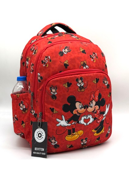 Ilkokul Çantası Karakter Baskılı Ortopedik 3'lü Takım Kız Çocuk Kırmızı Ilk Okul Çantası fiyatları