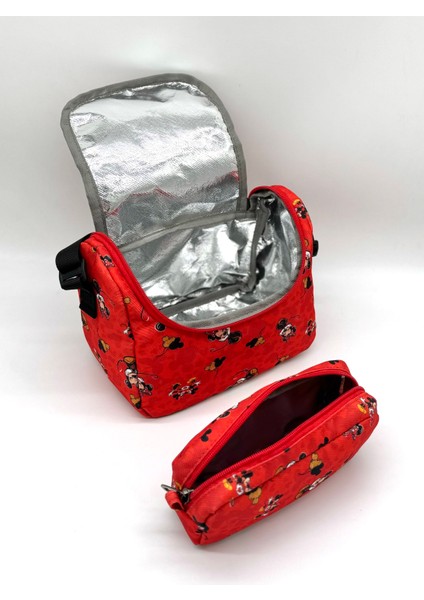 Ilkokul Çantası Karakter Baskılı Ortopedik 3'lü Takım Kız Çocuk Kırmızı Ilk Okul Çantası indirimleri