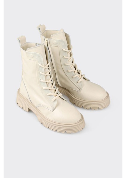 Bej Deri Kadın Günlük Bot fiyatları