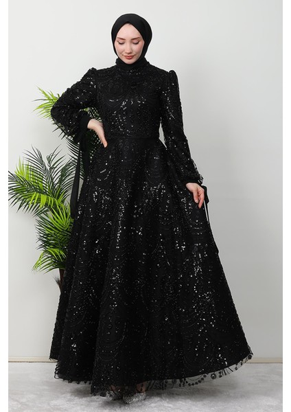 Aymira Tesettür Abiye Siyah fiyatları