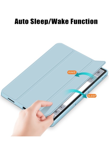 Lenovo Tab P12 12.7 /P12 Pro 2. Nesil Için 3 Katlı Deri Kılıf (Yurt Dışından)