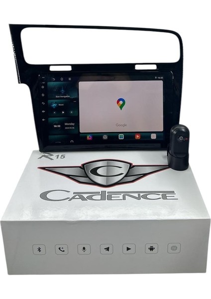 Golf 7 2013-2016 Cadence R15 (Dvr Kayıt Cihazı Hediye) Pro Oem Multimedia