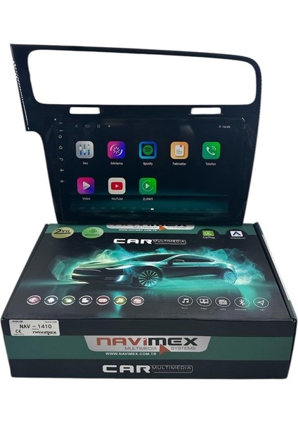 Golf 7 2013-2016 Navimex Samsung Işlemcili (Fanlı) Profesyonel Oem Multimedia