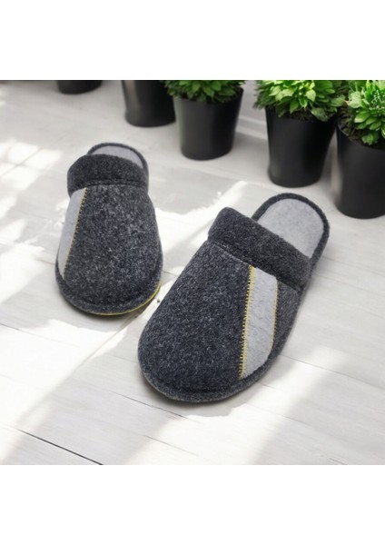 Erkek Keçe Yumuşak Taban Ev Terliği