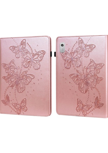 Lenovo Tab M9 Için Desenli Deri Tablet Kılıfı (Yurt Dışından)