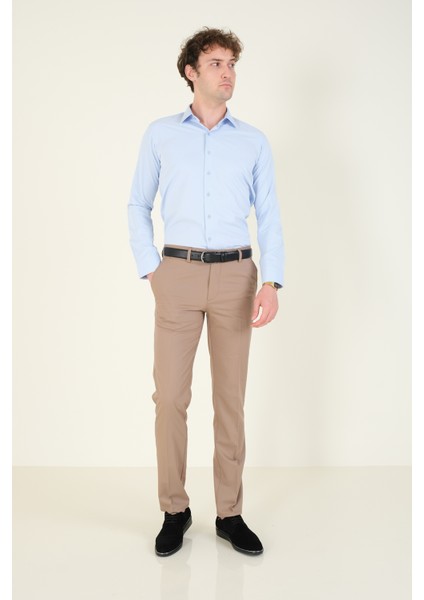 Erkek Slim Fit Gömlek Beyaz