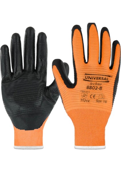 Zebra Nitril Eldiven 8802-B Turuncu
