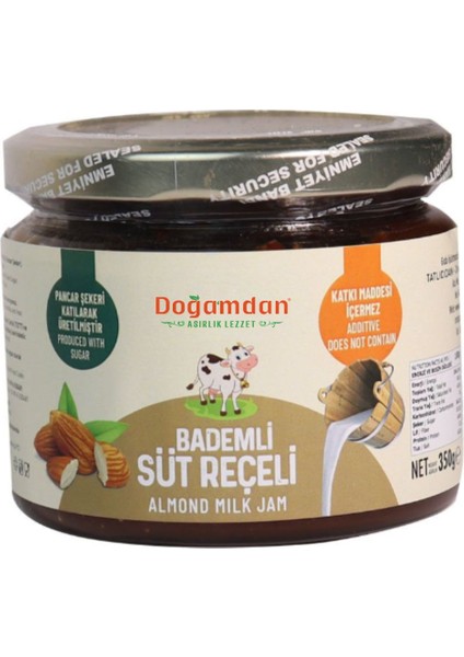 Doğamdan Bademli Süt Reçeli 350 gr