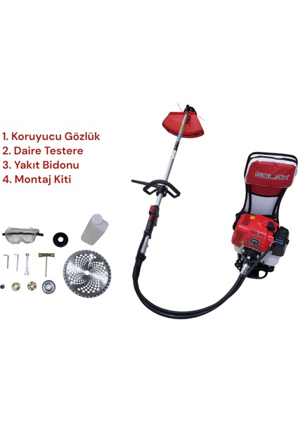 BG520 Motorlu Sırt Tırpan fiyatları