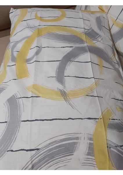 Sarı-Gri Yastık Kılıfı, 2'li Yastık Kılıfı, 50 x 70 Yastık Kılıfı, Yastık Kılıfı