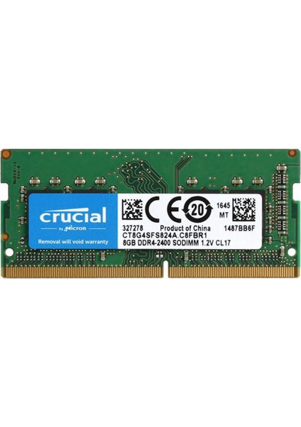 Crucıal 8gb Ddr4 2400MHZ CL17 Notebook Ram CT8G4SFS824A